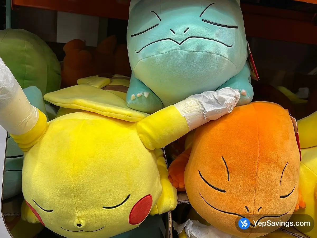 Costco POKEMON 18 " SLEEPING PLUSH ASSORTMENT - Canada (ITM 1746386)