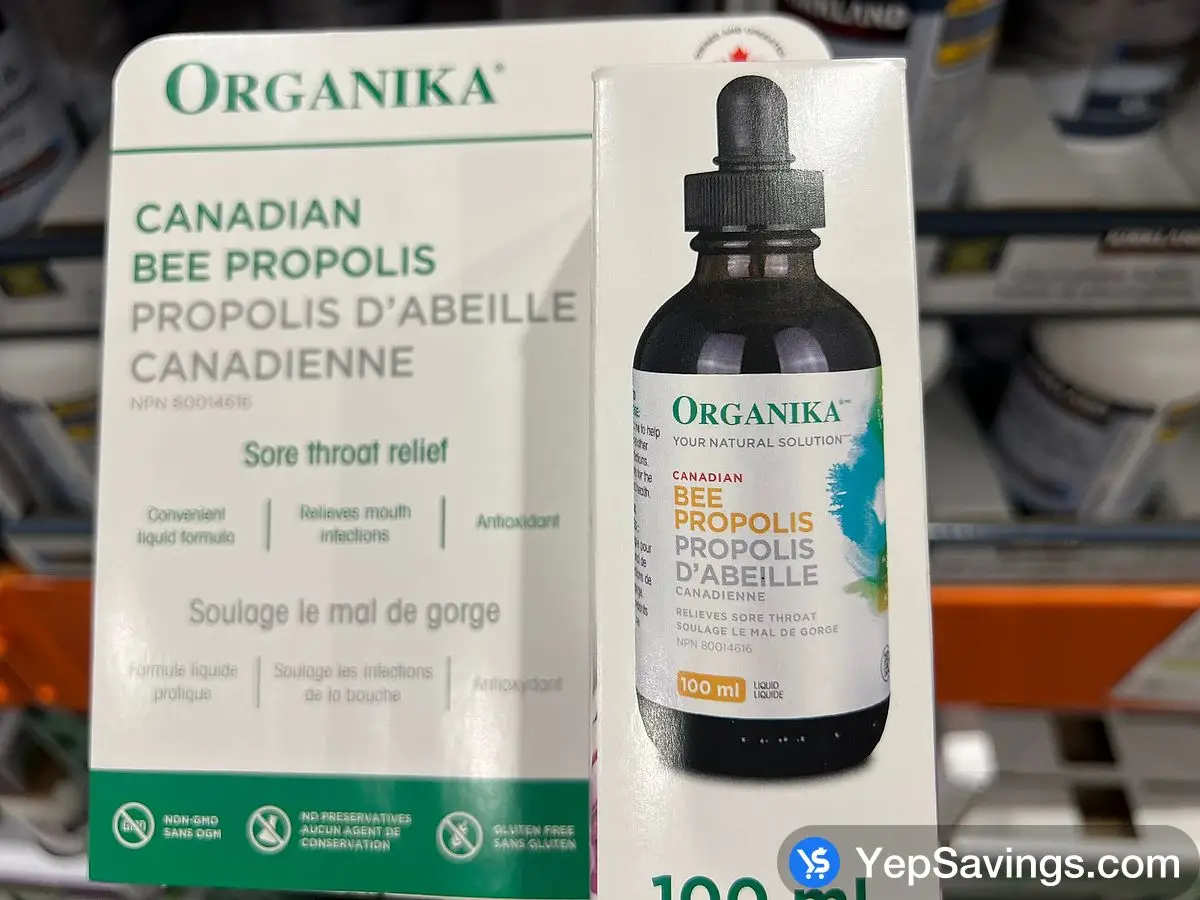 ORGANIKA LIQUID BE PROPOLIS 100 mL ITM 1153583 at Costco