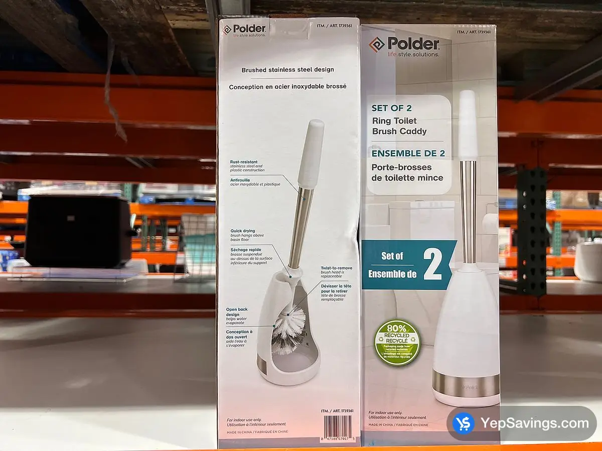 Costco POLDER TOILET BRUSH 2 PACK - Canada (ITM 1739361)