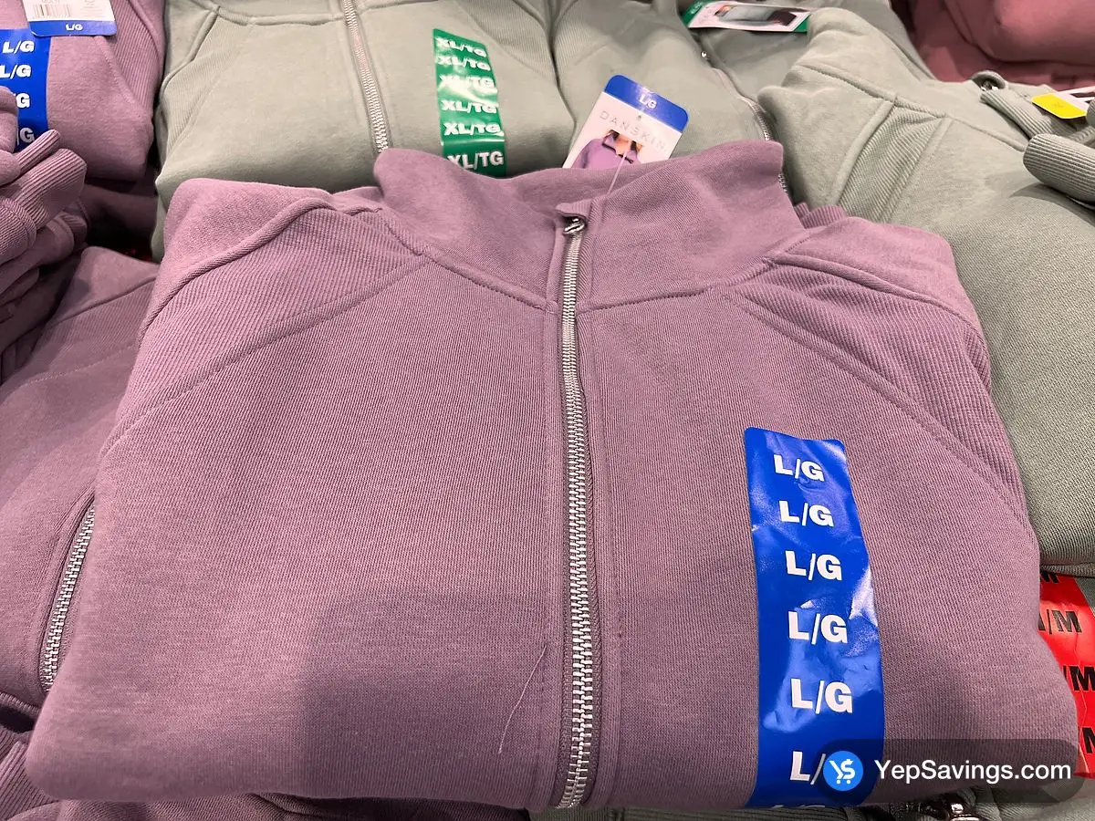 DANSKIN 1/2 ZIP PULLOVER + LADIES SIZES S -XXL ITM 9980100 at Costco