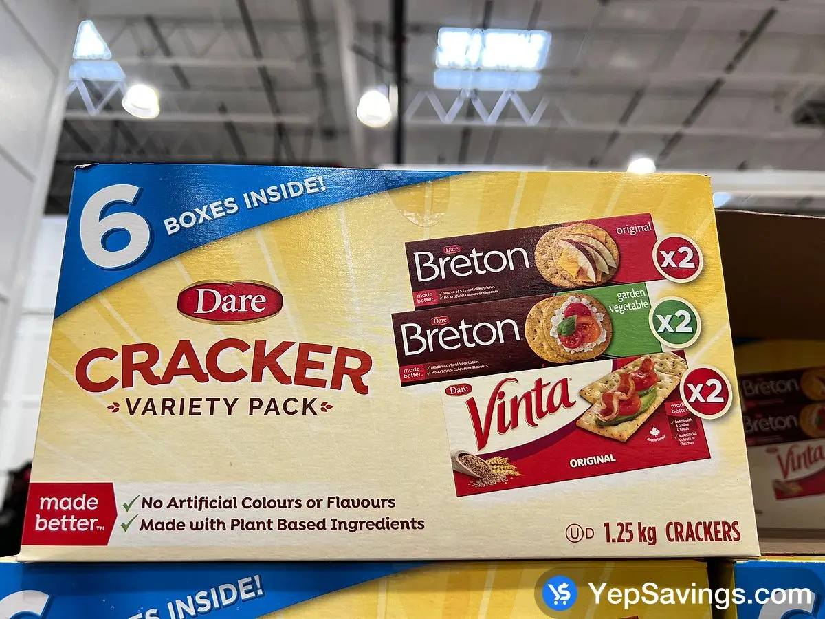 DARE CRACKERS VARIETY 6 PACK 1.25 kg ITM 1720359 at Costco