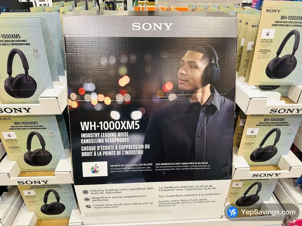 Costco SONY WH - 1000XM5 NC HEADPHONES - Canada (ITM 7144010)