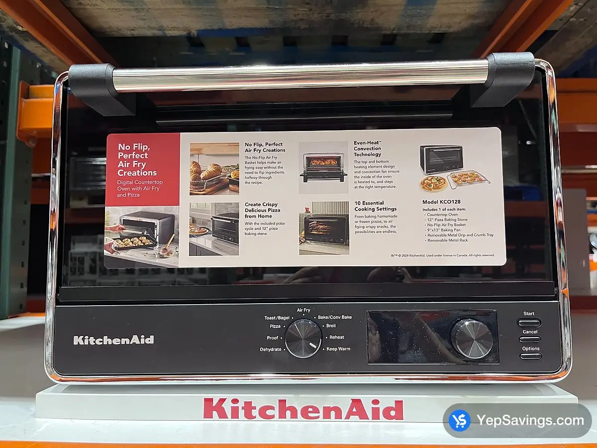 Costco KITCHENAID COUNTERTOP OVEN WITH AIR FRY & PIZZA - Canada (ITM 1788921)