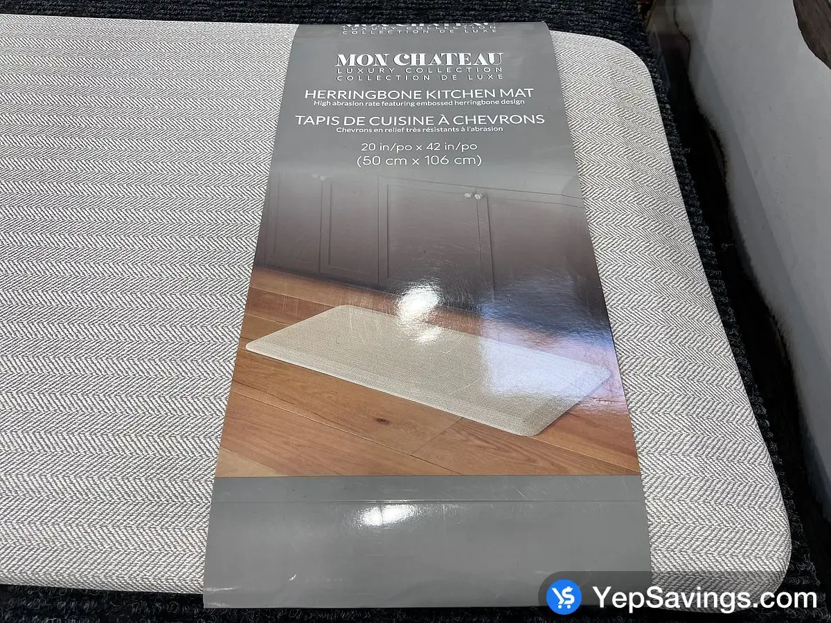 Costco MON CHATEAU KITCHEN MAT 20 " X 42 " - Canada (ITM 1037794)