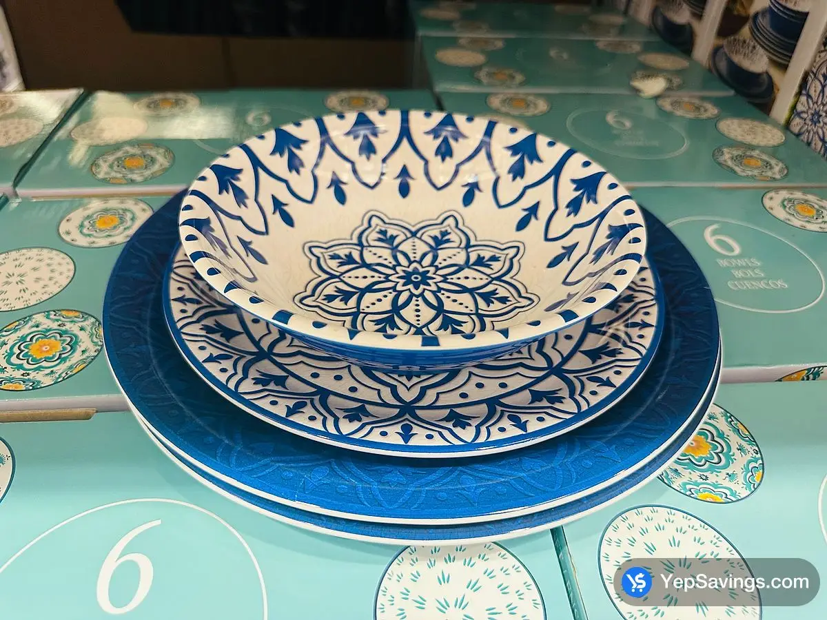 PANDEX MELAMINE DINNERWARE 12 PIECES ITM 1759340 at Costco