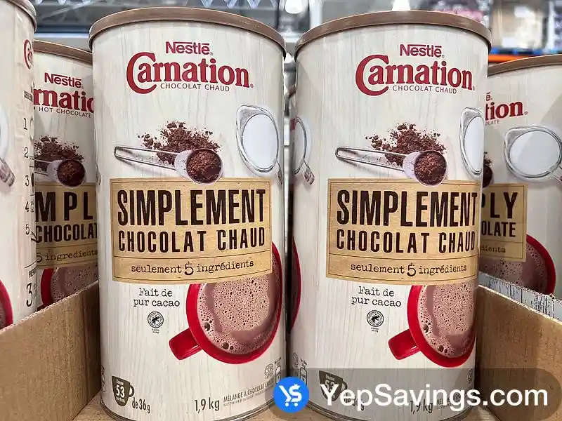 CARNATION HOT CHOCOLATE 1.9 kg ITM 525 at Costco