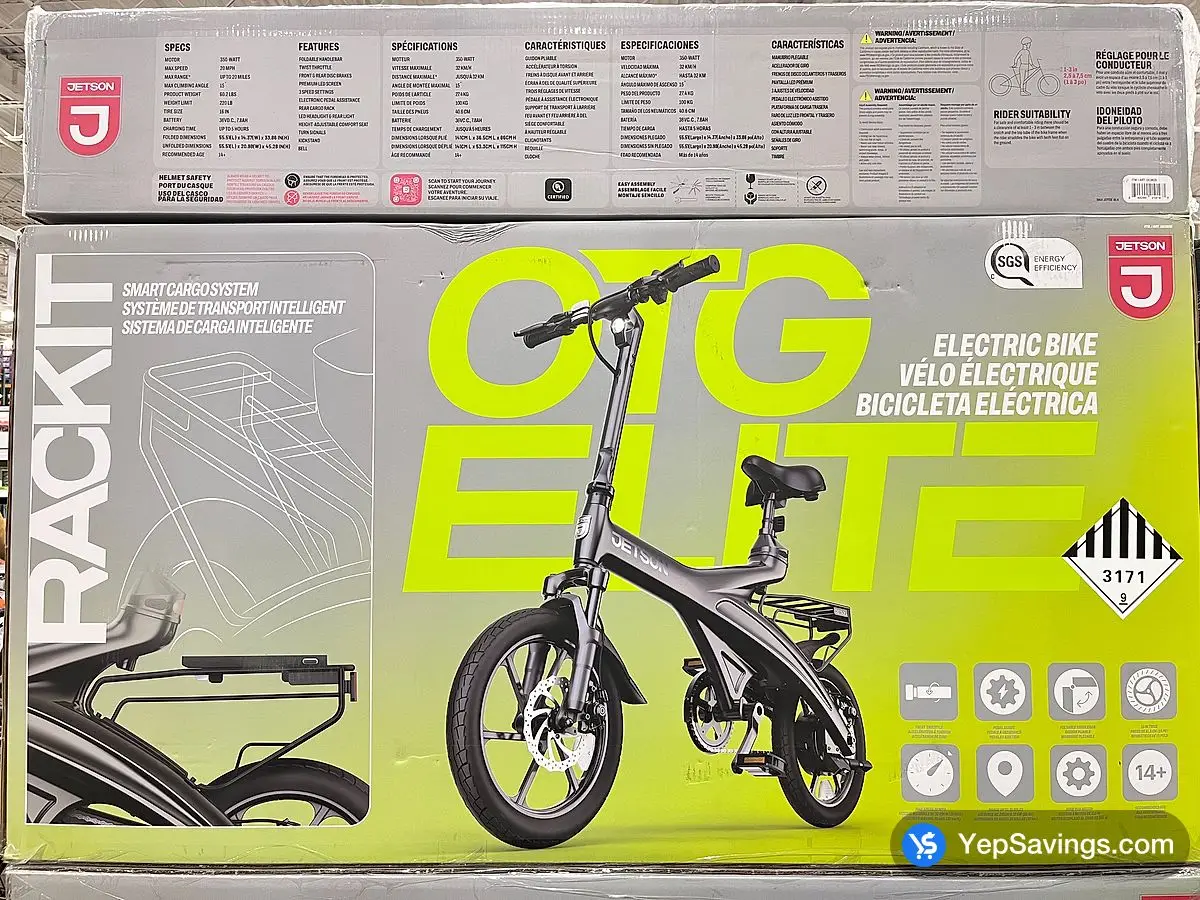 Costco JETSON OTG PRO ELECTRIC BIKE 16 IN TIRES - Canada (ITM 1819635)