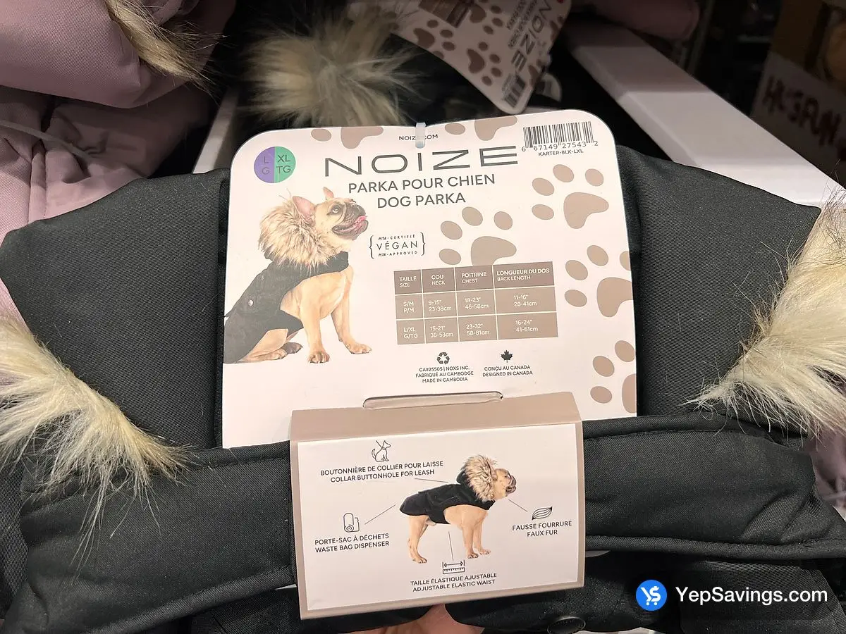 Costco NOIZE KARTER DOG JACKET - Canada (ITM 1819594)