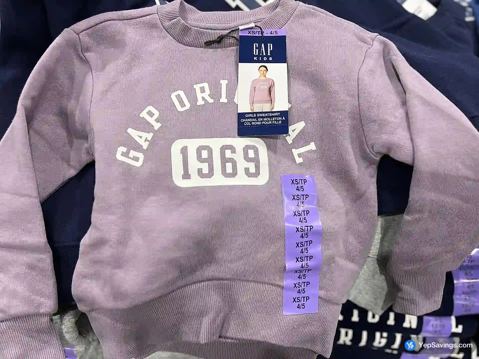 Costco GAP CREWNECK SWEATER KIDS SIZES S - XXL - Canada (ITM 1236622)