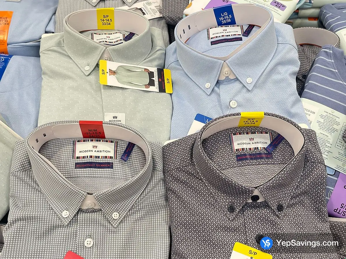 Costco MODERN AMBITION LONG SLEEVE SHIRT + MENS SIZES S - XXL - Canada (ITM 1821008)