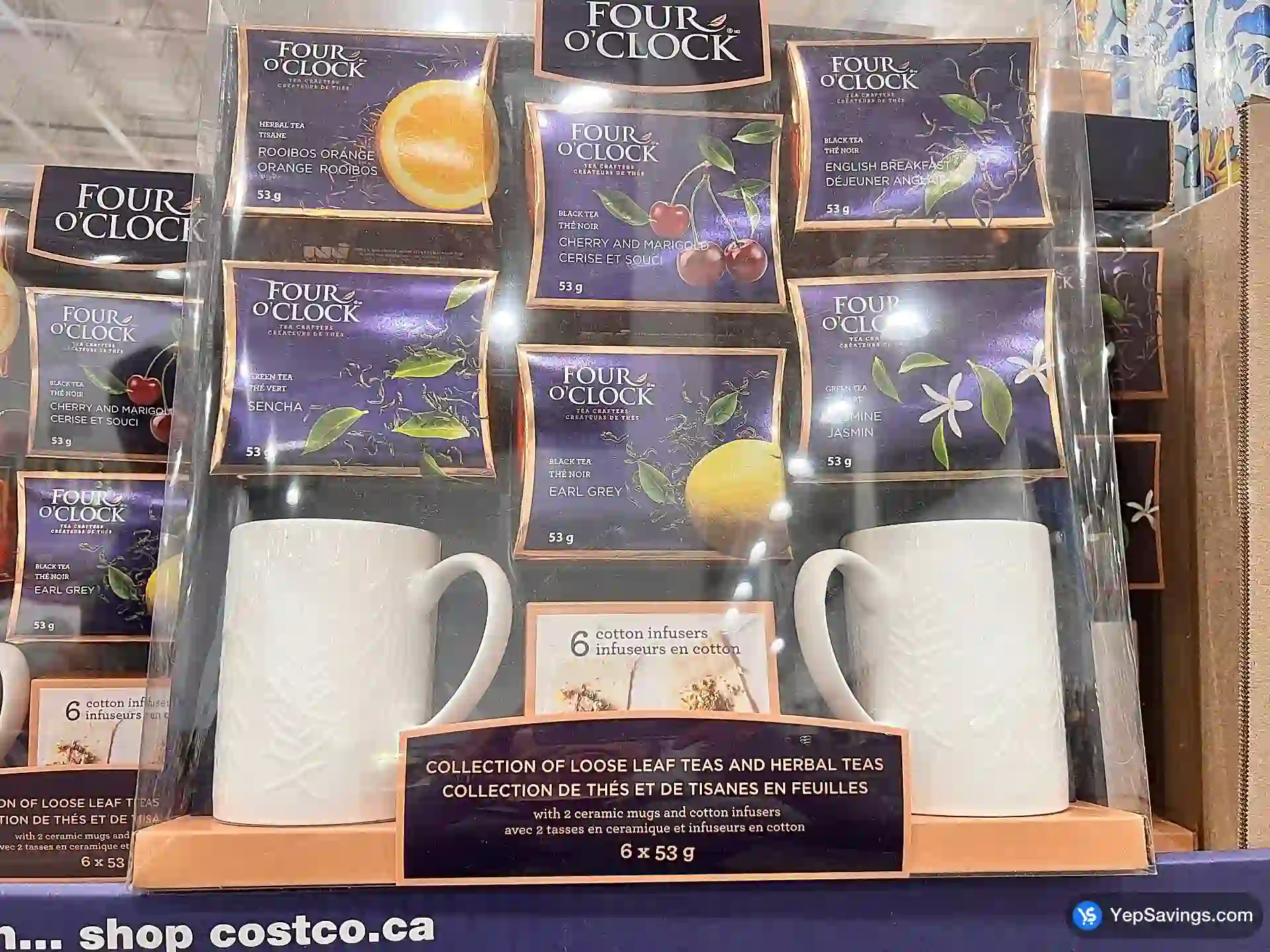 Costco FOUR O'CLOCK LOOSE LEAF TEA GIFT SET - Canada (ITM 3369999)
