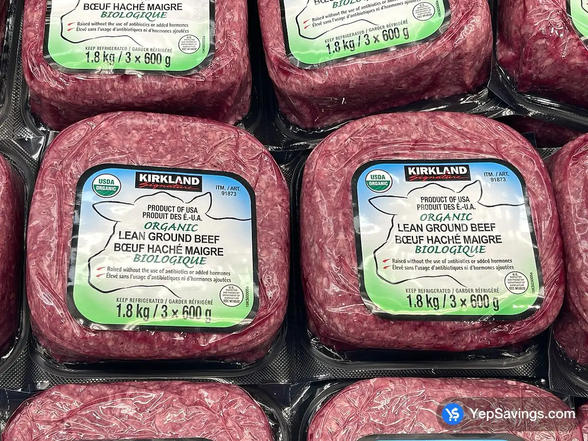 Costco LEAN GROUND BEEF ORGANIC - Canada (ITM 91873)