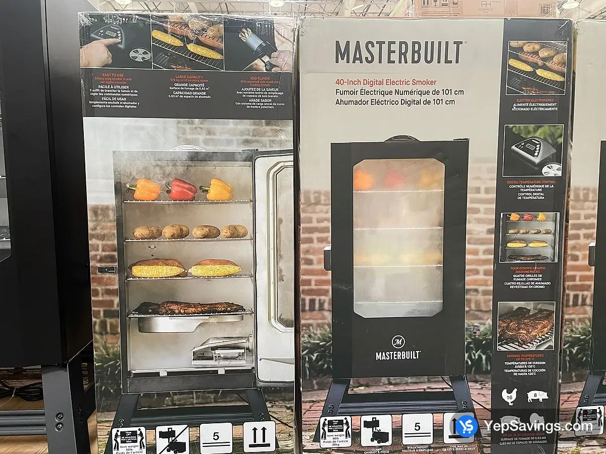 Costco MASTERBUILT 40 " DIGITAL ELECTRIC SMOKER WITH COVER - Canada (ITM 1813851)