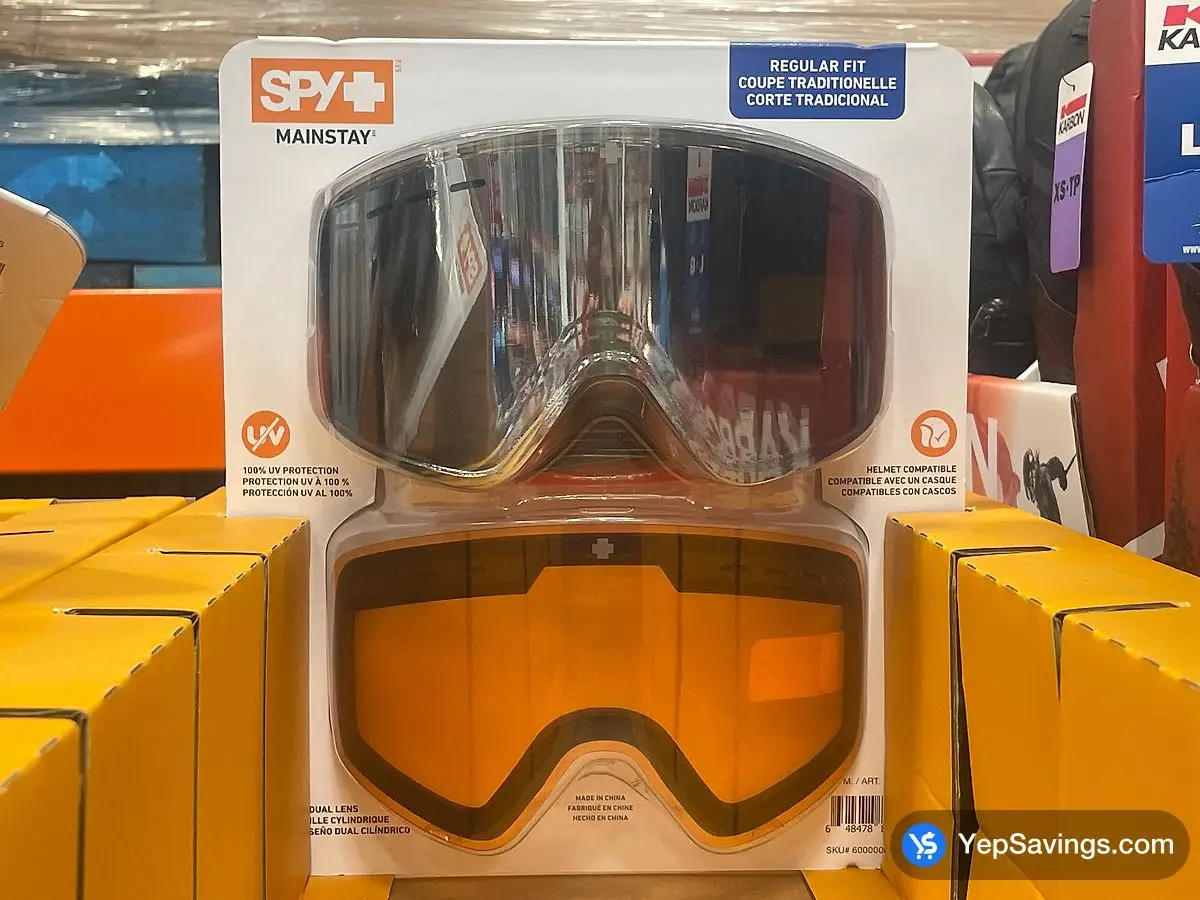 Costco SPY SNOW GOGGLES SMALL & REGULAR FIT - Canada (ITM 1654536)