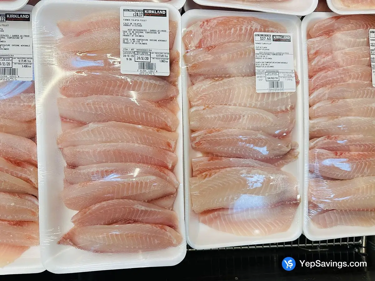 Costco TILAPIA FILLETS - Canada (ITM 21355)