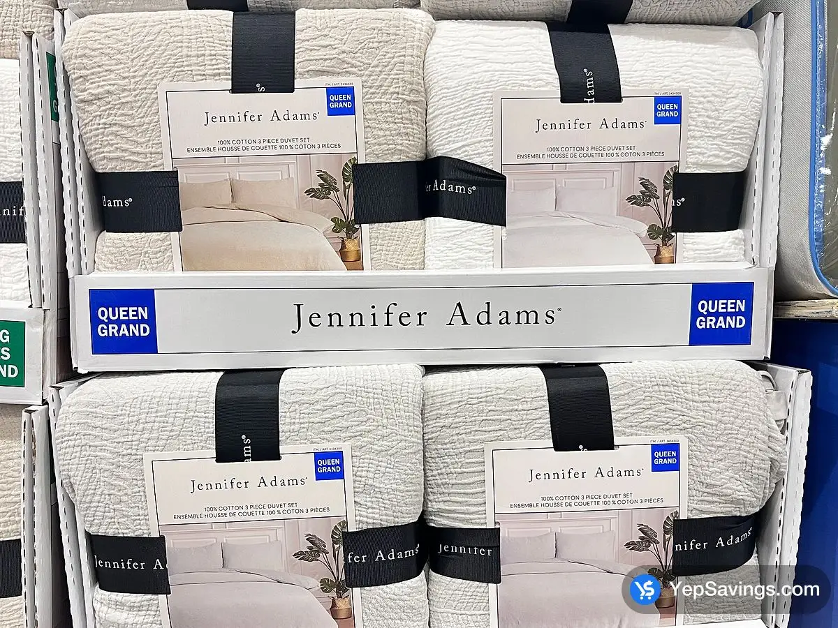 Costco JENNIFER ADAMS DUVET COVER SET QUEEN 3PC - Canada (ITM 3434300)
