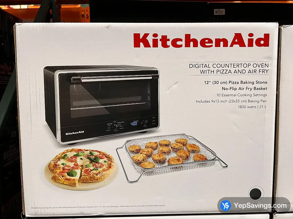 Costco KITCHENAID COUNTERTOP OVEN WITH AIR FRY & PIZZA - Canada (ITM 1788921)