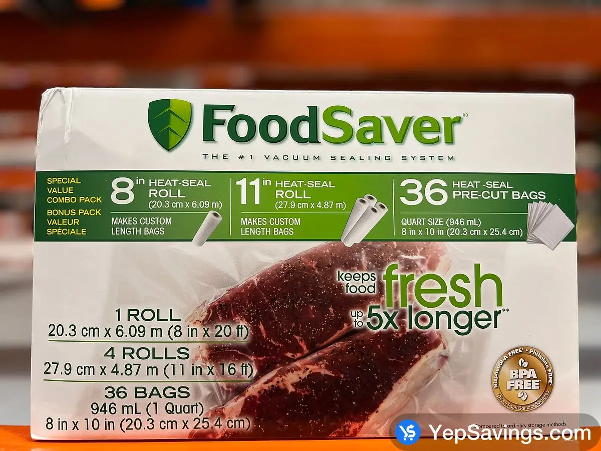 FOODSAVER ROLLS AND PRE-CUT BAGS  ITM 404103 at Costco