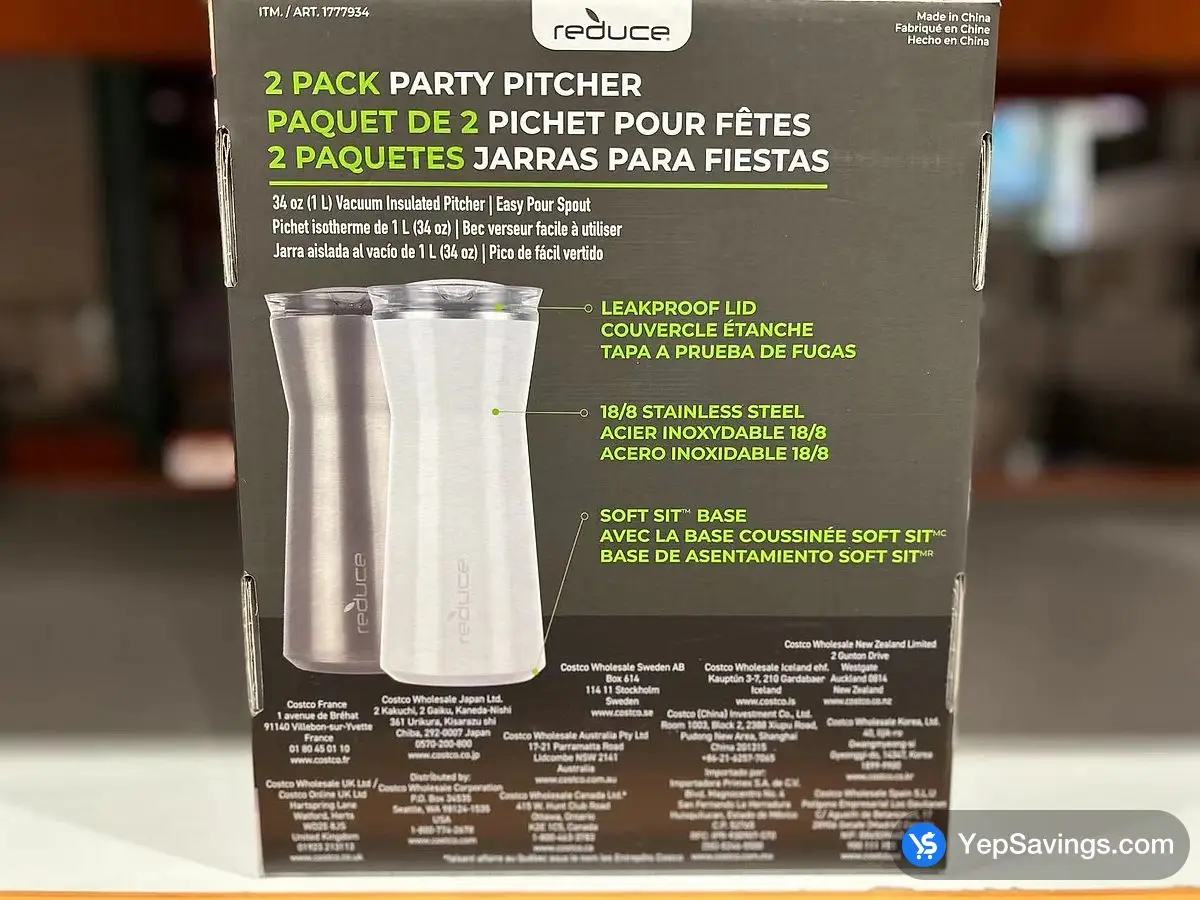 Costco REDUCE PITCHERS PACK OF 2 - Canada (ITM 1777934)