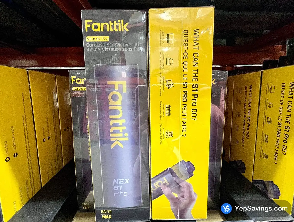 Costco FANTTIK S1 PRO POWER SCREW DRIVER CORDLESS - Canada (ITM 1800313)
