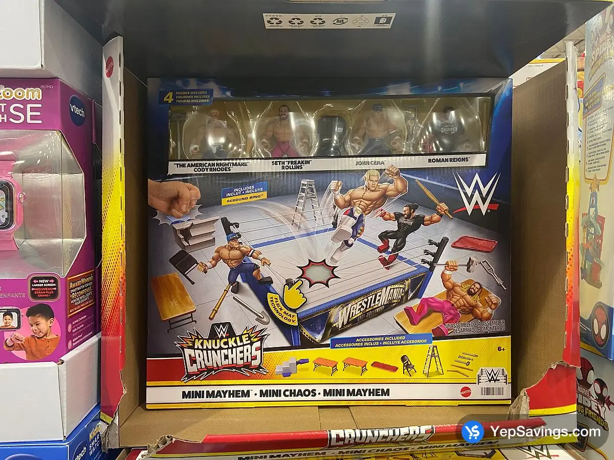 Costco WWE KNUCKLE CRUNCHERS MINI MAYHEM - Canada (ITM 1740037)
