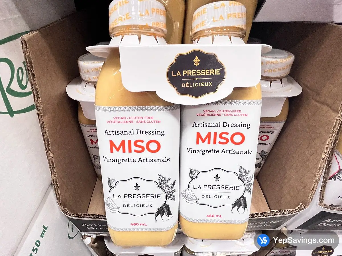 Costco LA PRESSERIE CREAMY MISO DRESSING 2 x 460 mL - Canada (ITM 1549771)