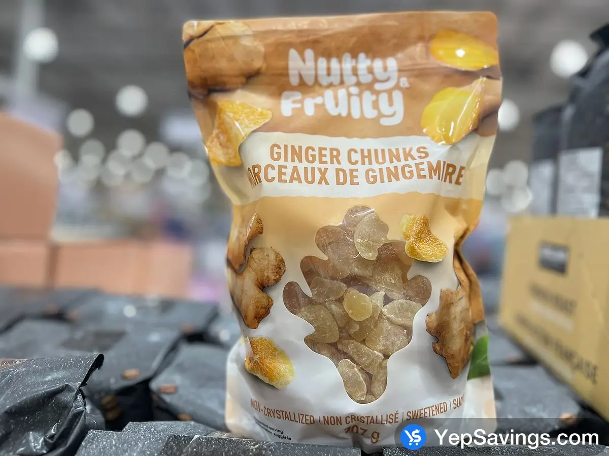 NUTTY AND FRUITY GINGER CHUNKS 907 g ITM 1125220 at Costco