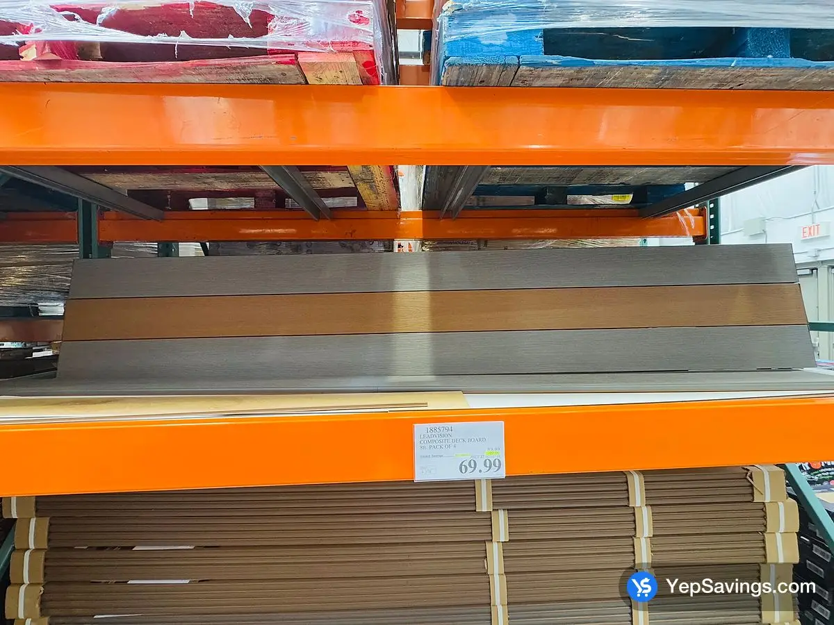 Costco LEADVISION COMPOSITE DECK BOARD 8ft . PACK OF 4 - Canada (ITM 1885794)