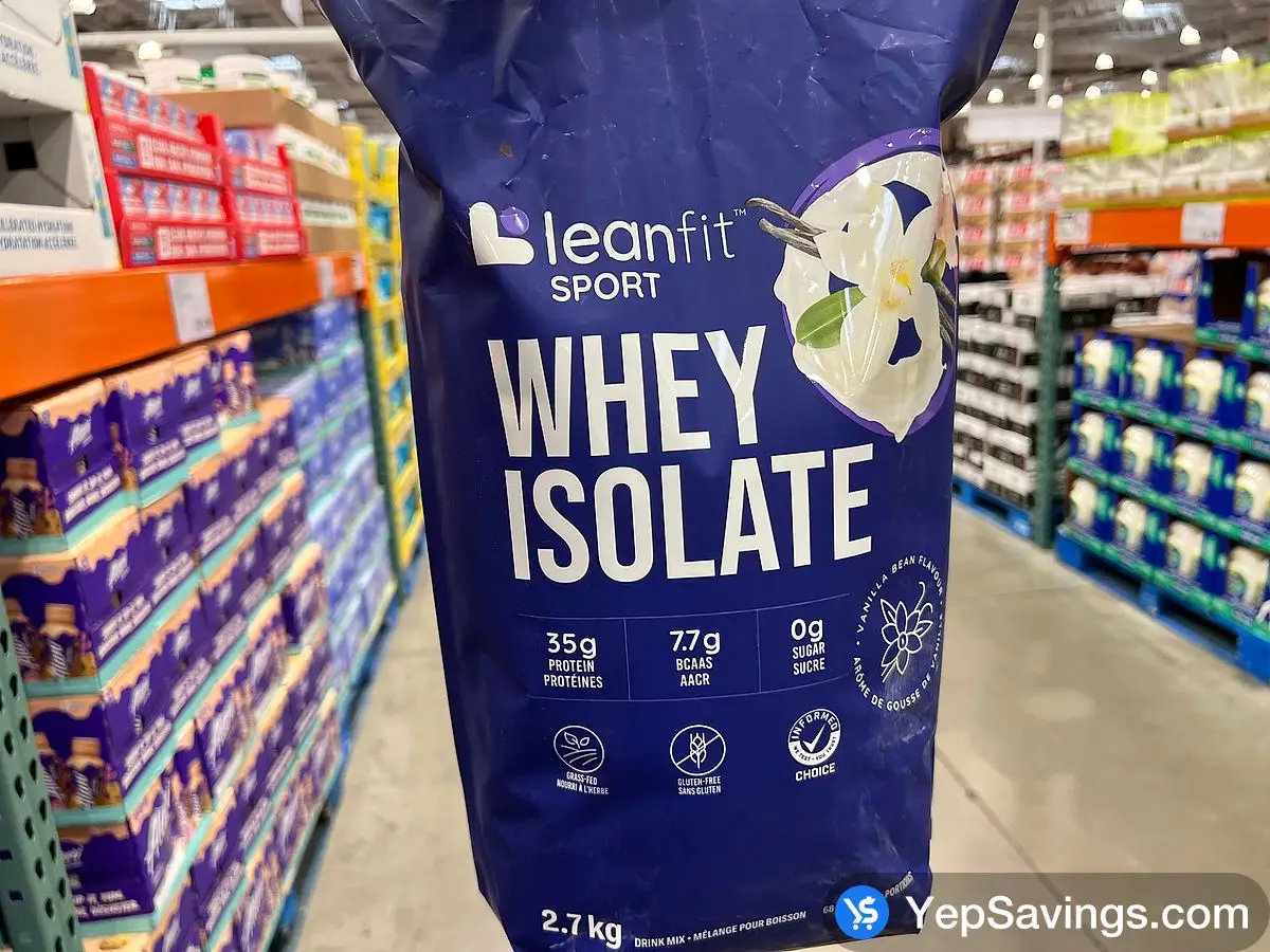 LEANFIT SPORT WHEY ISOLATE VANILLA 2.7 KG ITM 1774129 at Costco