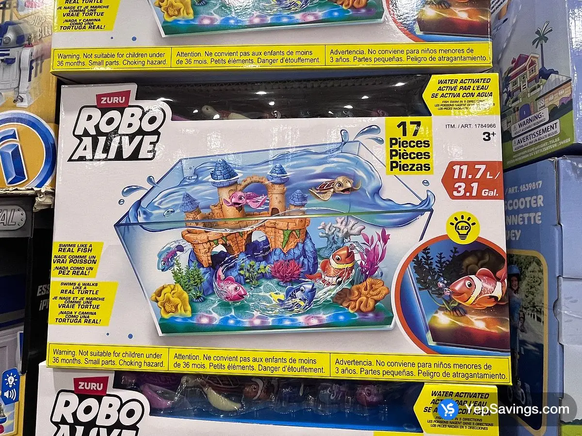 Costco ZURU ROBO ALIVE LIGHT UP AQUARIUM SET - Canada (ITM 1784966)