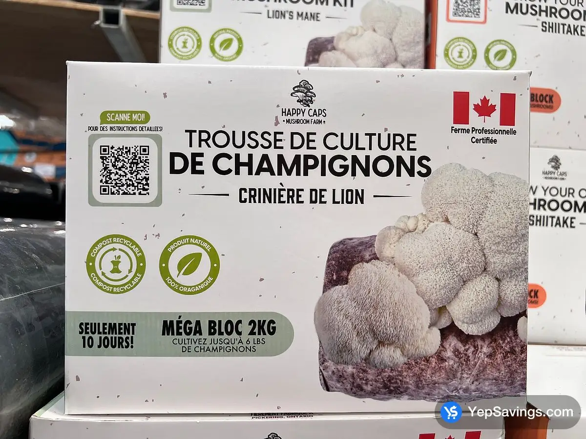 Costco GROW YOUR OWN MUSHROOM KIT 2 kg ( 6lb . ) - Canada (ITM 1832780)