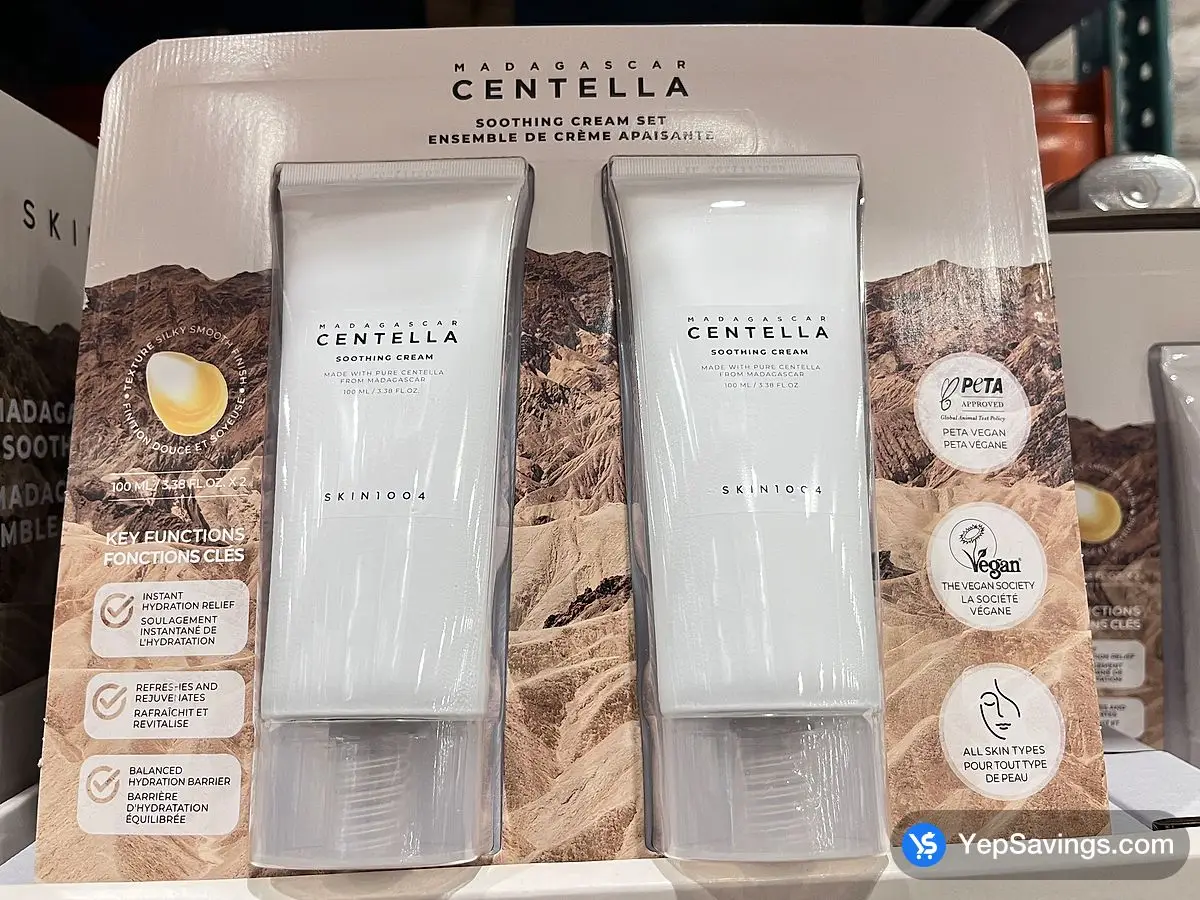 Costco SKIN1004 SOOTHING CREAM 2 x 100 mL - Canada (ITM 1883548)
