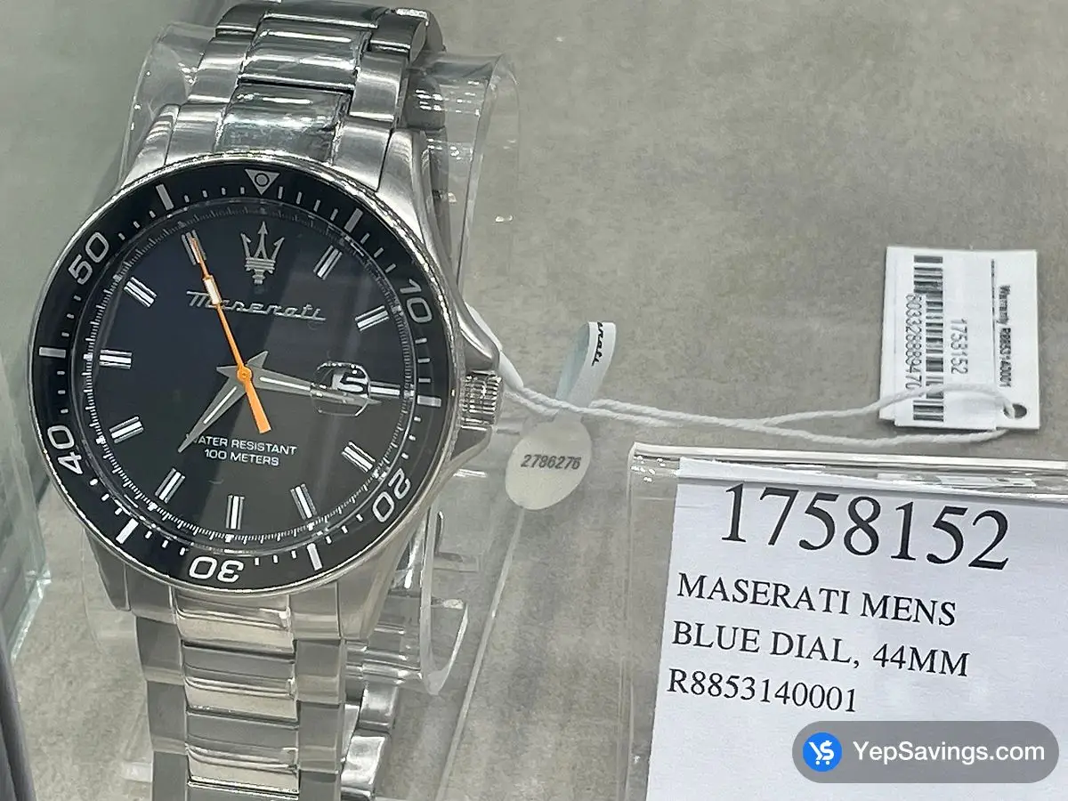 Costco maserati watch hotsell