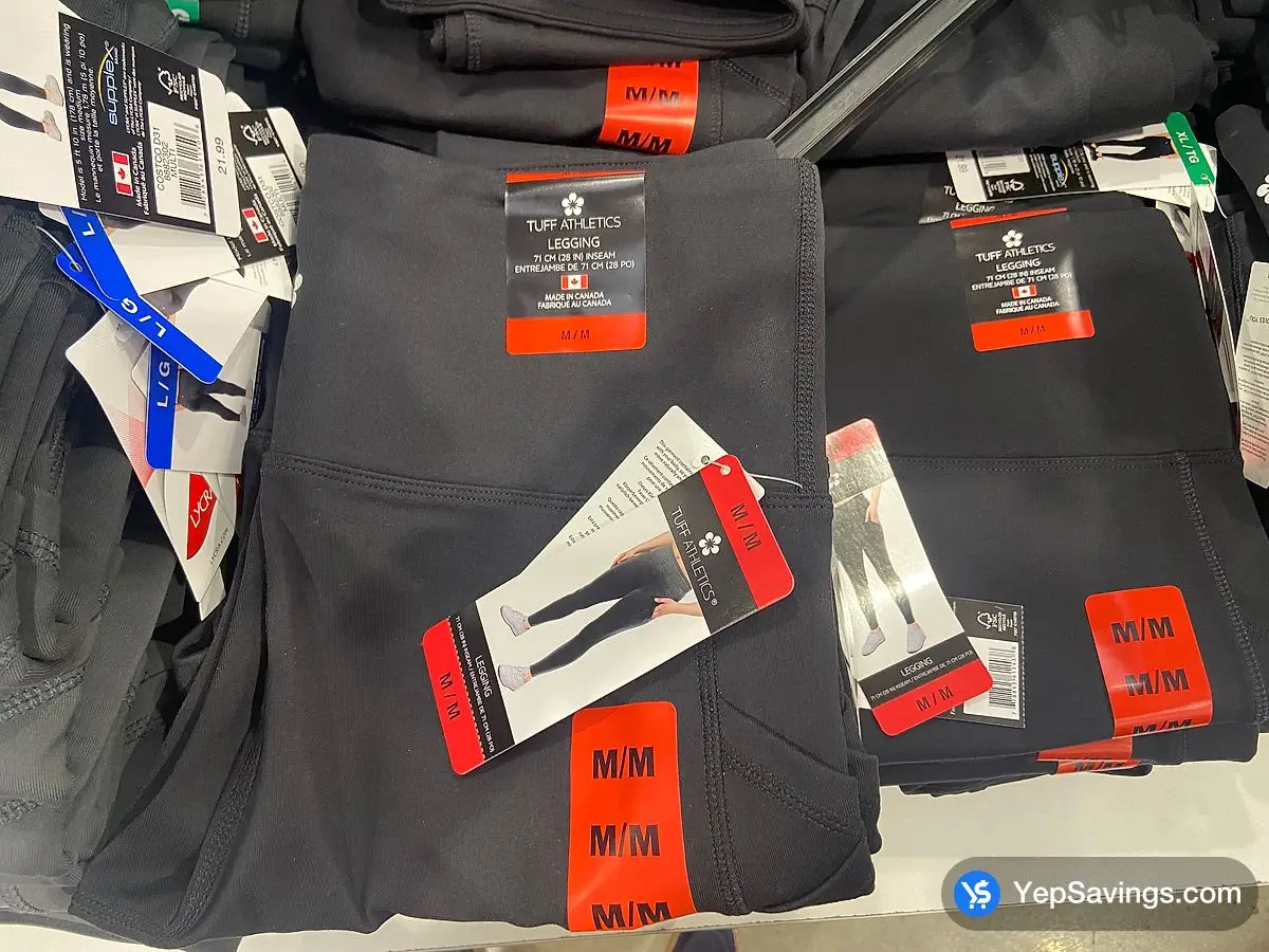 Costco TUFF ATHLETICS 9 LEGGING + LADIES SIZES S - XXL - Canada (ITM 8882301)