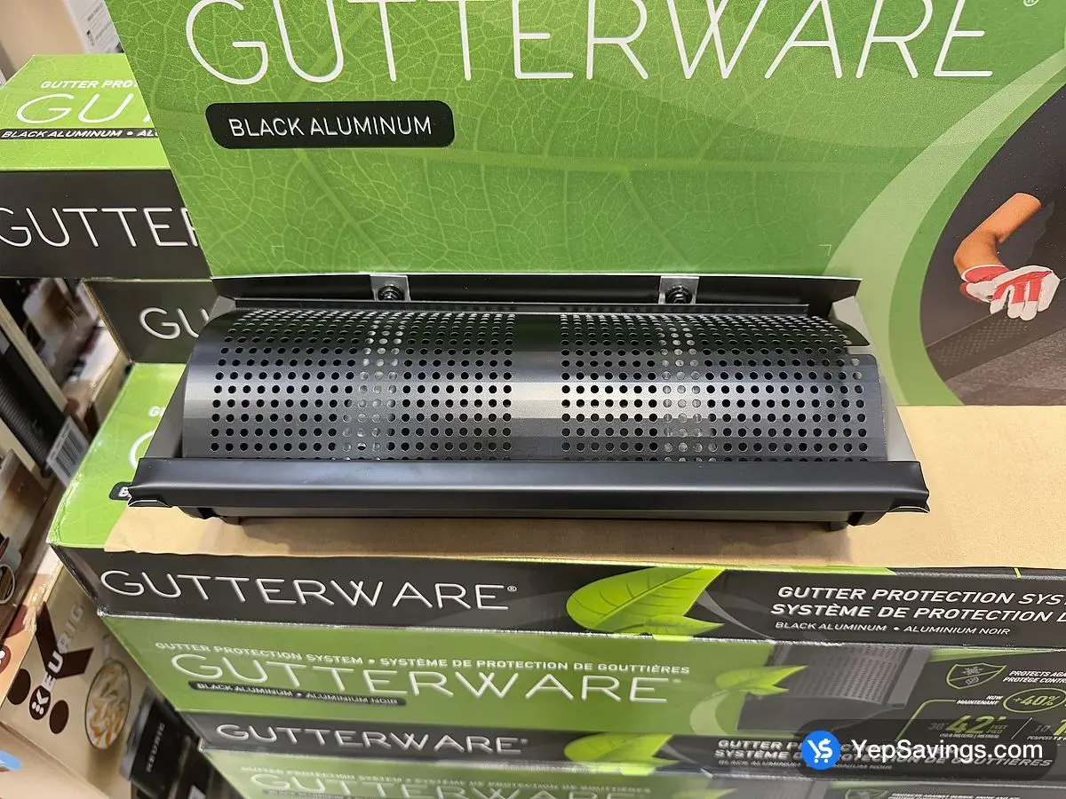 Costco GUTTERWARE RAIN GUTTER PROTECTION 10.9 m ( 36 ft ) - Canada (ITM 1908238)
