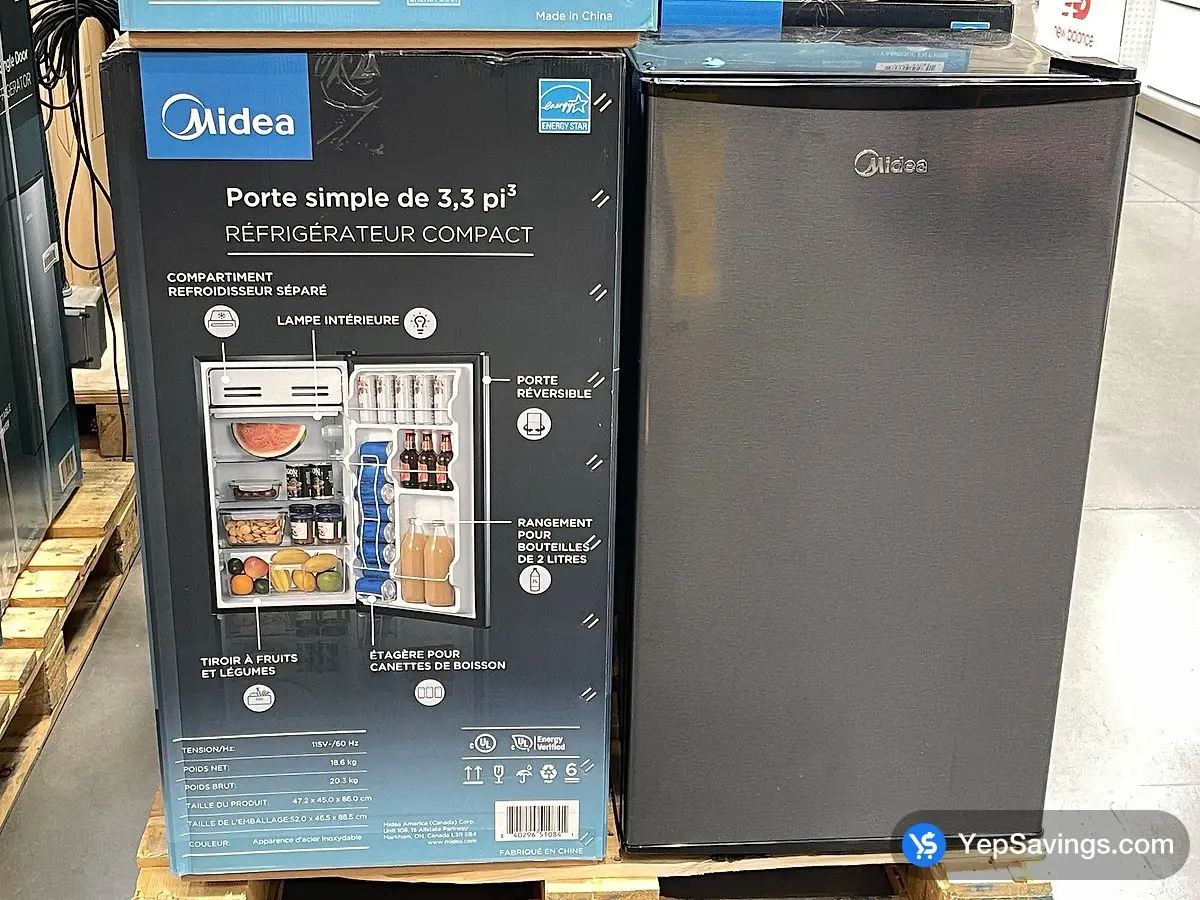 Costco MIDEA COMPACT REFRIGERATOR 3.3 cu.ft. - Canada (ITM 1652803)