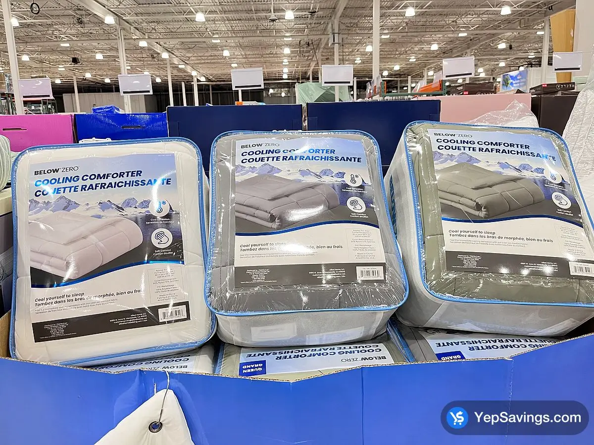 Costco BELOW ZERO DOWN ALTERNATIVE DUVET QUEEN 90" X 98" - Canada (ITM 3526441)