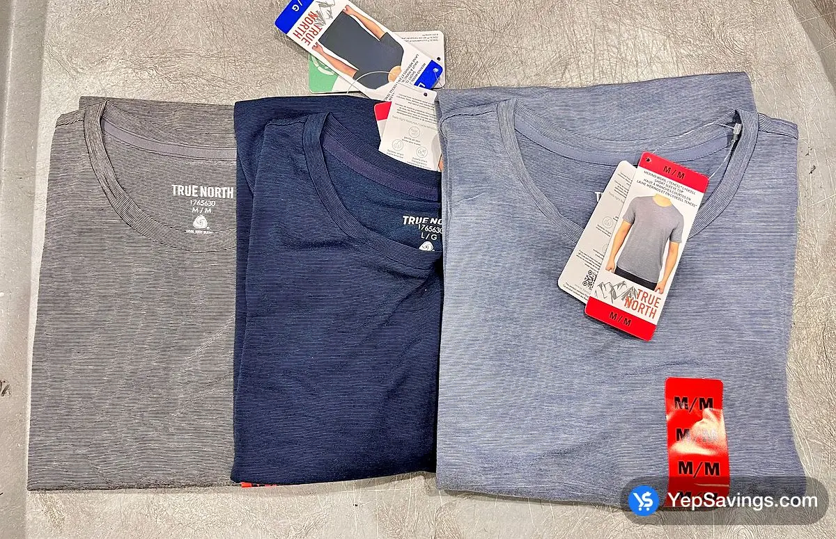 Costco TRUE NORTH MERINO WOOL T - SHIRT MENS SIZES M - XXL - Canada (ITM 1765630)