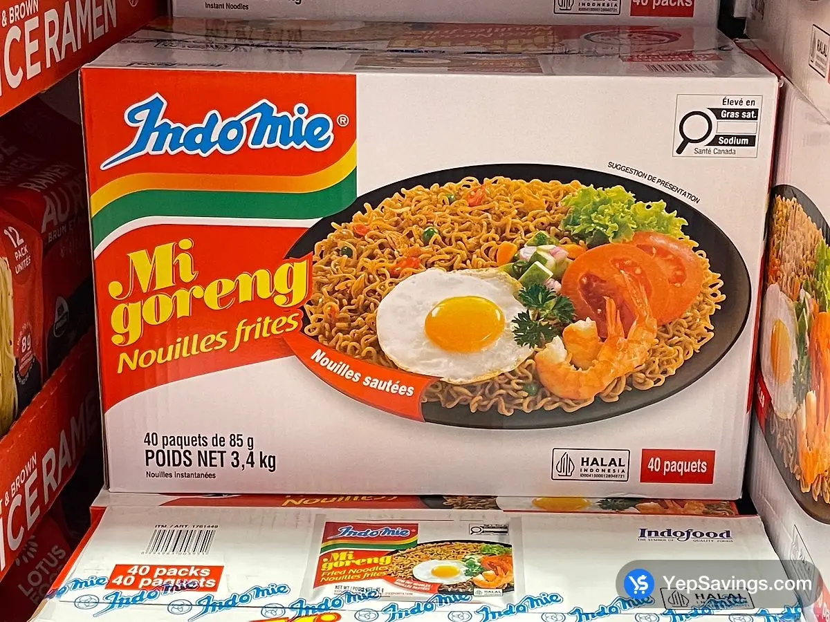 Costco INDOMIE MI GORENG NOODLES 40 x 85 g - Canada (ITM 1761449)