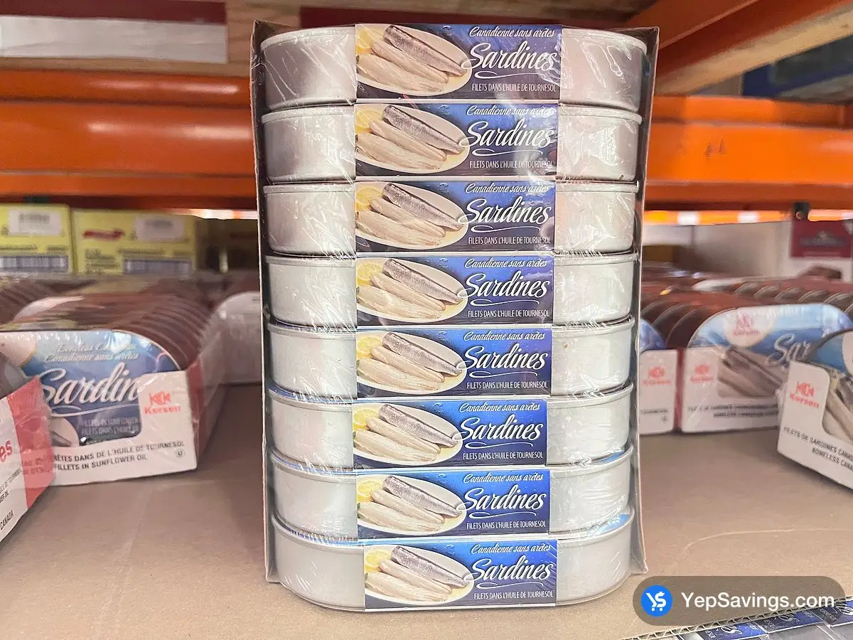 Costco KERSEN SARDINE FILLETS 8X X200 g - Canada (ITM 1136625)