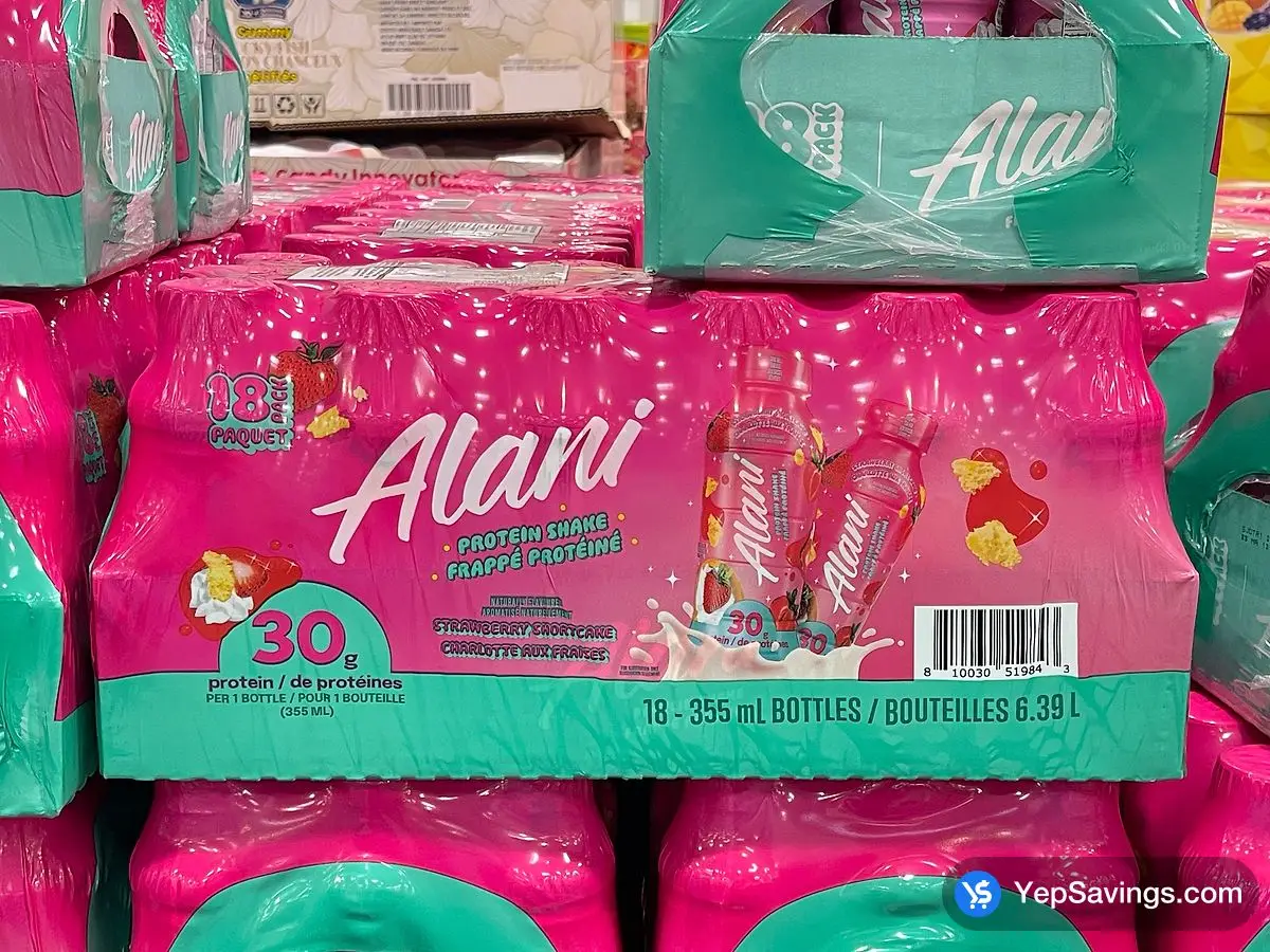 Costco ALANI NU PROTEIN SHAKE 18 x 355 mL - Canada (ITM 1868766)