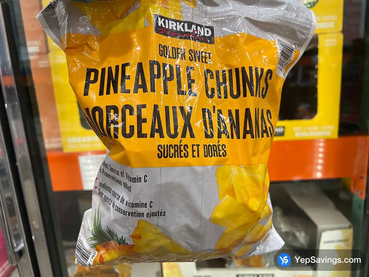 Costco KIRKLAND SIGNATURE PINEAPPLE CHUNKS 2 kg - Canada (ITM 1055156)