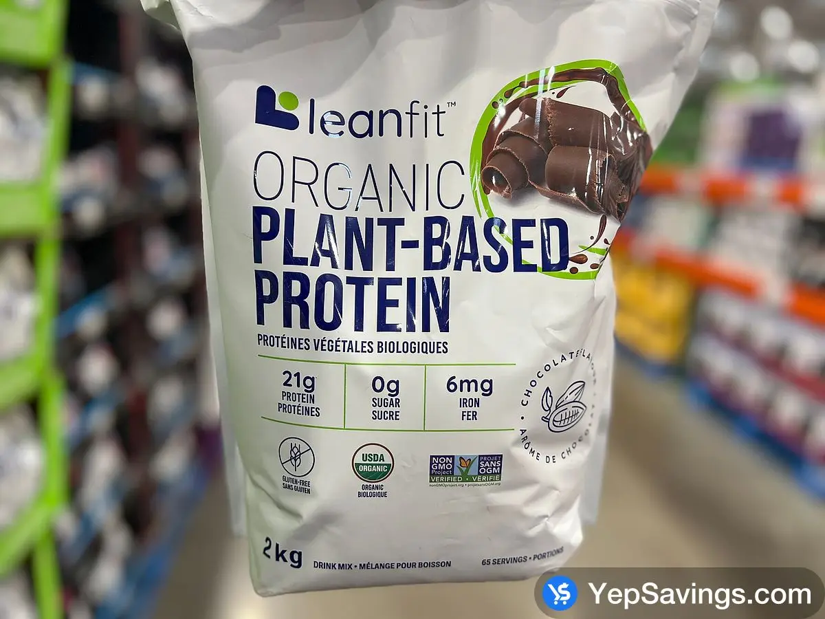 LEANFIT CHOCOLATE PLANT BASED PROTEIN 2 kg ITM 1782381 at Costco