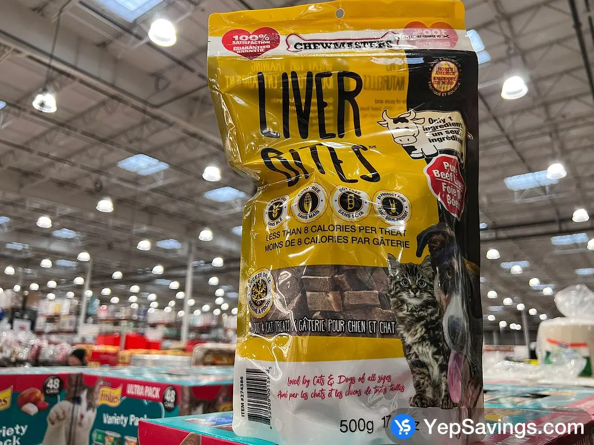 CHEWMASTERS LIVER BITES 500 g ITM 274386 at Costco