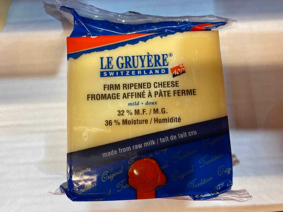 SWISS KNIGHT GRUYERE CHEESE 450 g ITM 70692 at Costco