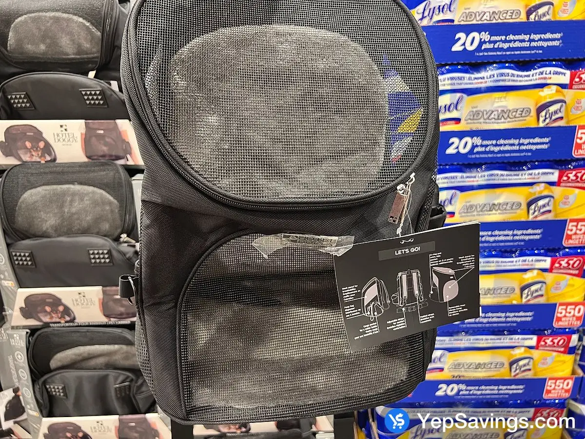 HOTEL DOGGY PET BACKPACK CARRIER  ITM 1770543 at Costco