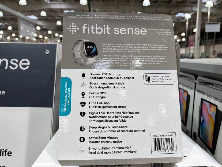 FITBIT VERSA 4 SMARTWATCH BLACK at Costco South Sasktoon