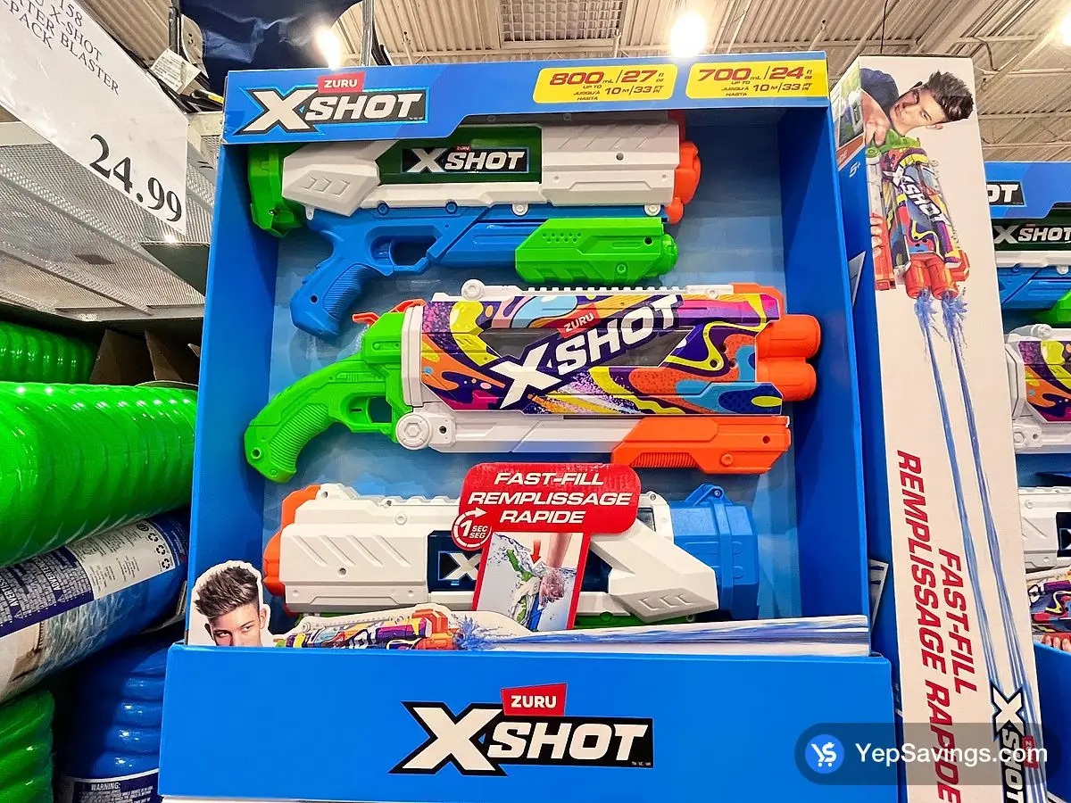 Costco ZURU X - SHOT WATER BLASTER 3 - PACK - Canada (ITM 1703158)