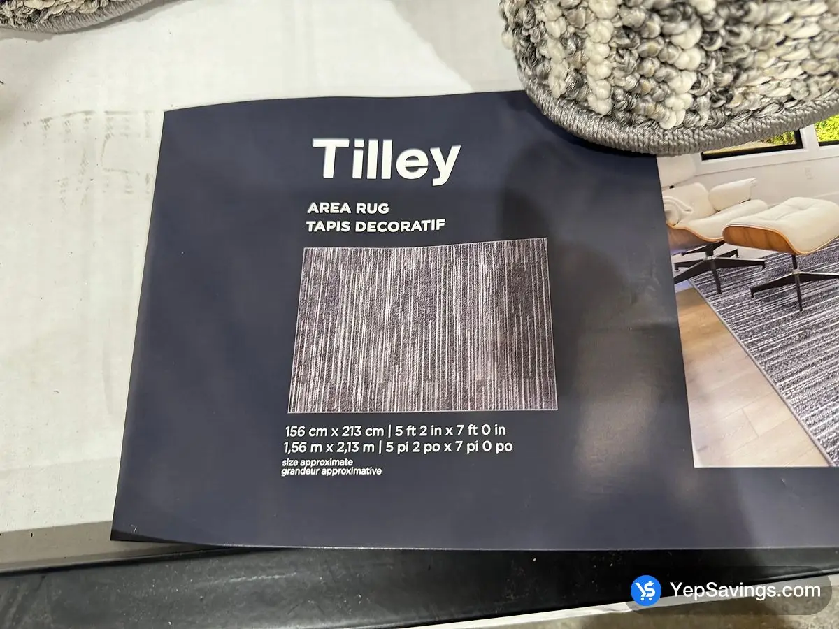 Costco TILLEY AREA RUG 5'2 " X 7 ' - Canada (ITM 1813836)