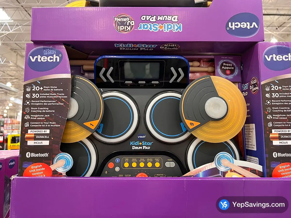 Costco VTECH KIDI SUPERSTAR DRUM KIT - Canada (ITM 1785021)